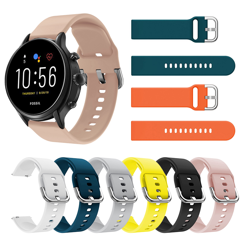 Fossil Smartwatch Accessories - 22mm silikon bänder für fossile gen