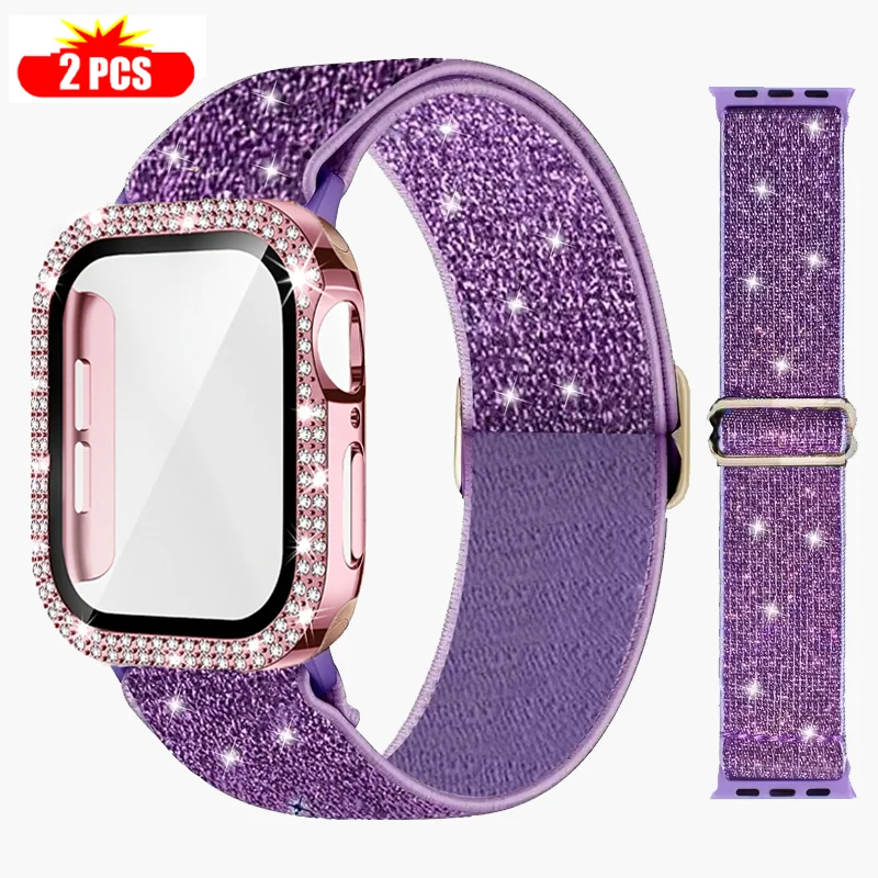 Smartwatch Band Accessories - Band + Hülle für Apple Watch