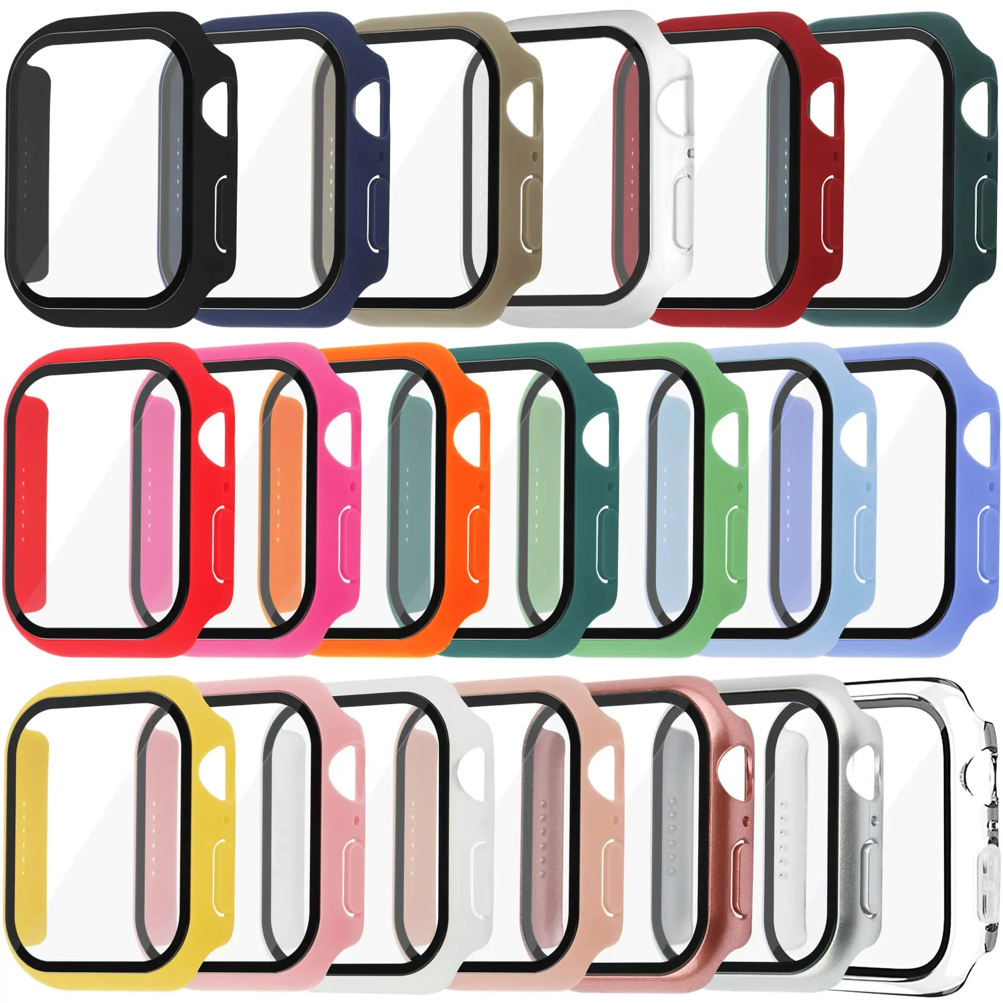 Smartwatch Band Accessories - Gehärtete Glas abdeckung für Apple Uhrengehäuse