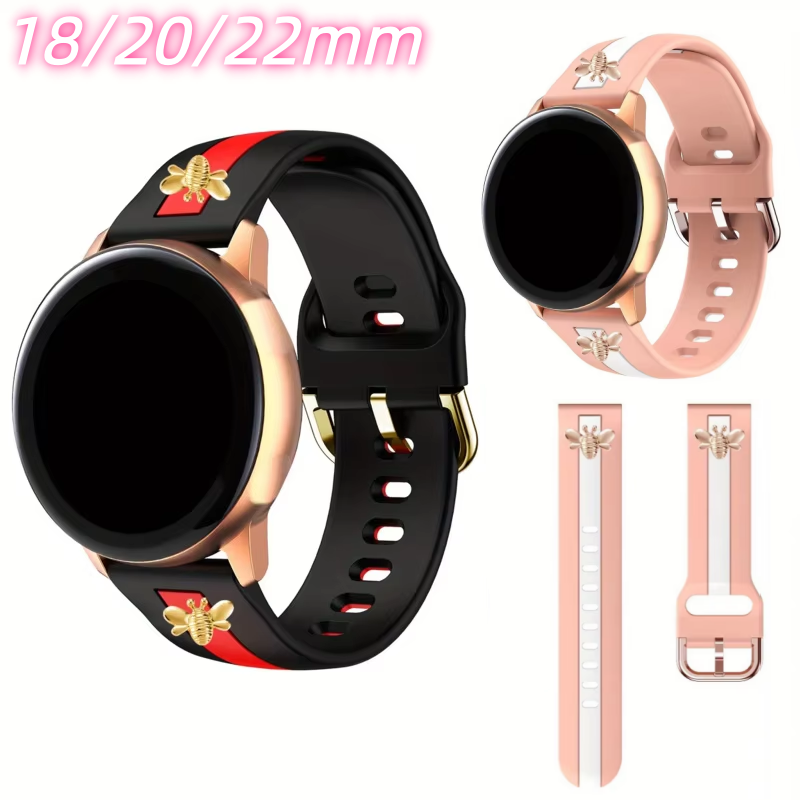 Fossil Smartwatch Accessories - BUSKOZ Silikonarmband für Samsung Galaxy Watch