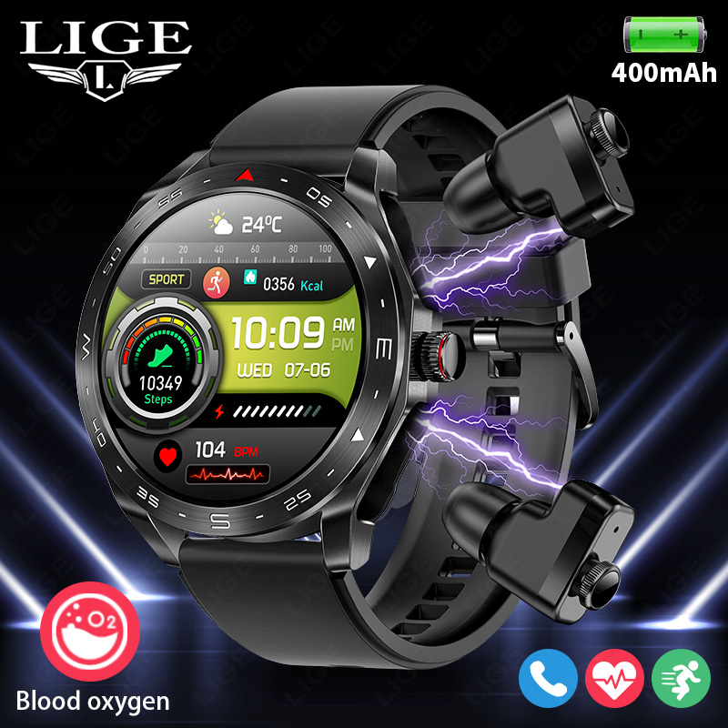 Smartwatch Headset - LIGE Mit Ohrhörer Bluetooth Headset Smartwatch