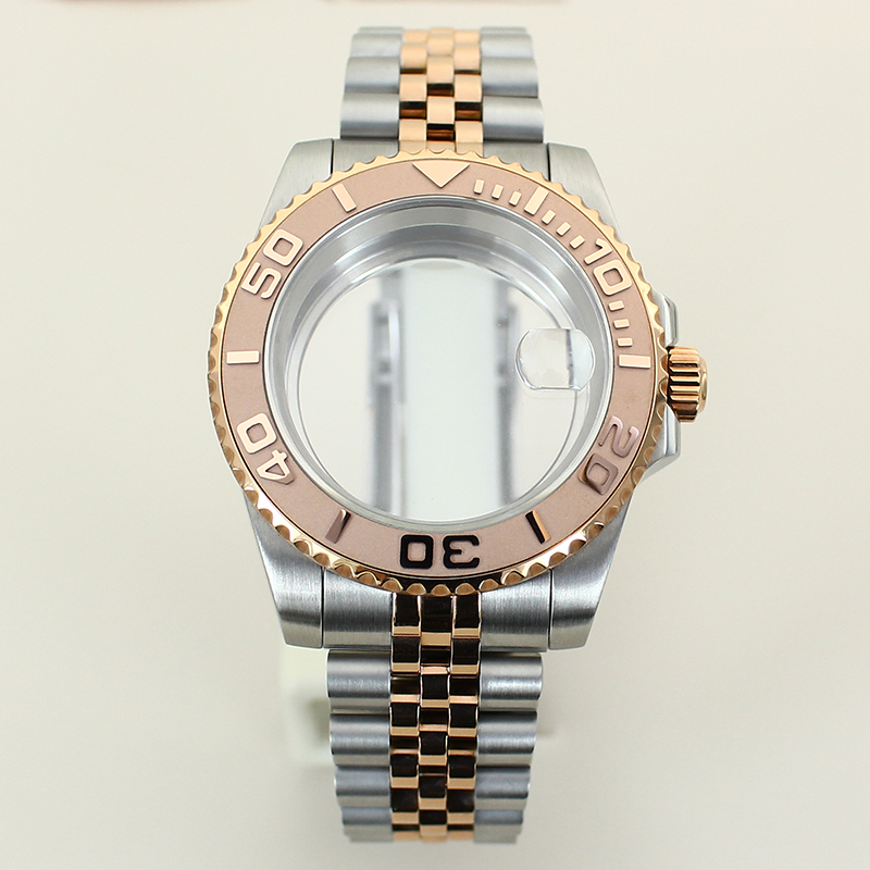 40 mm silbriges Roségold-Uhren – Ceramic Link Bracelet Bewertung und Preis