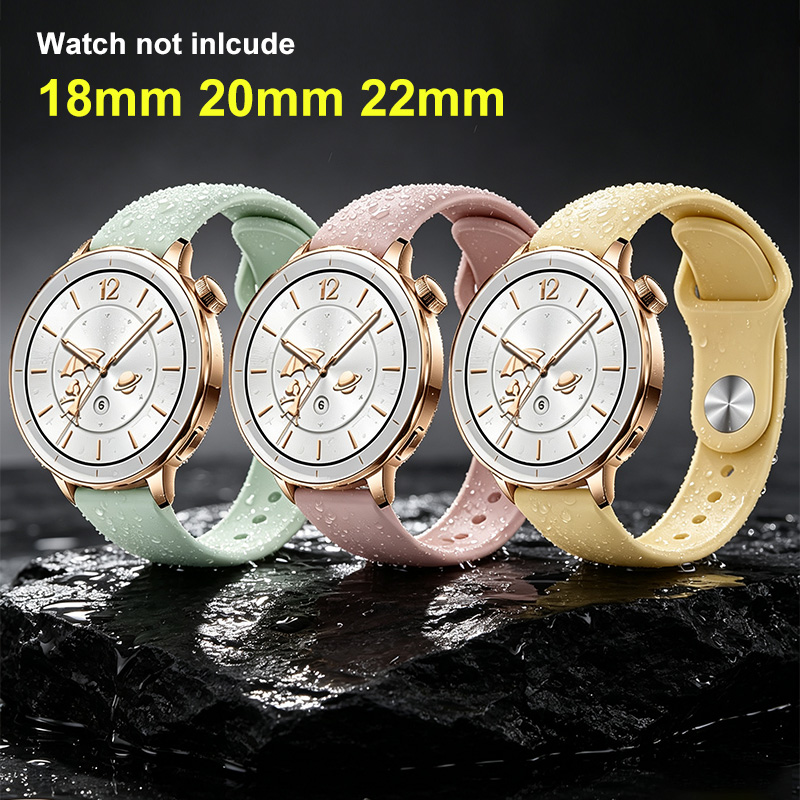 18mm 20 22mm Damen Silikon-Arm – Fossil Smartwatch Accessories Bewertung und Preis