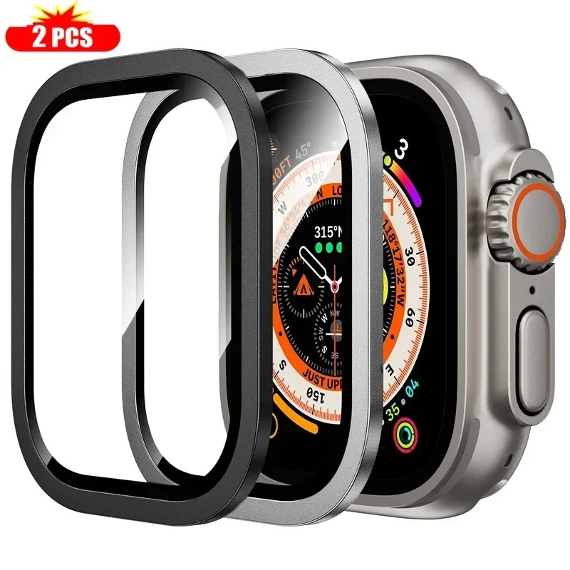 2 Stück gehärtetes Glas für Ap – Watch Case Bumper Bewertung und Preis
