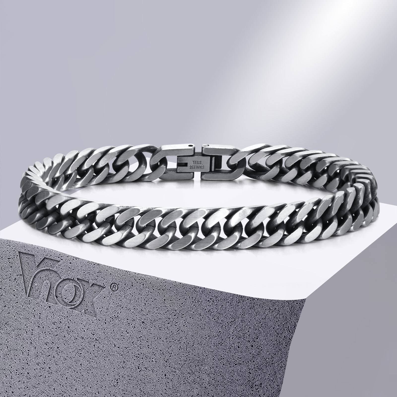 Vnox klobige kubanische Retro- – Ceramic Link Bracelet Bewertung und Preis