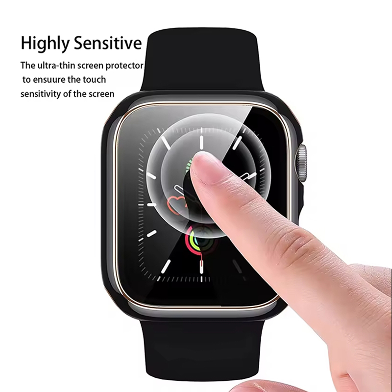 Gehärtetes Glas + Schutzhülle  – Watch Case Bumper Bewertung und Preis