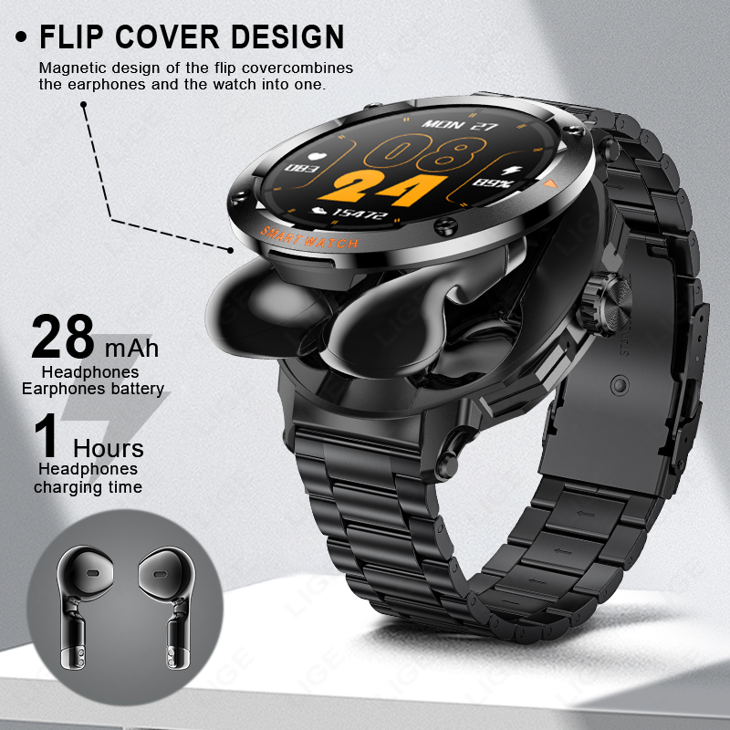 Neue 2-in-1-Headset-Smartwatch – Smartwatch Headset Bewertung und Preis