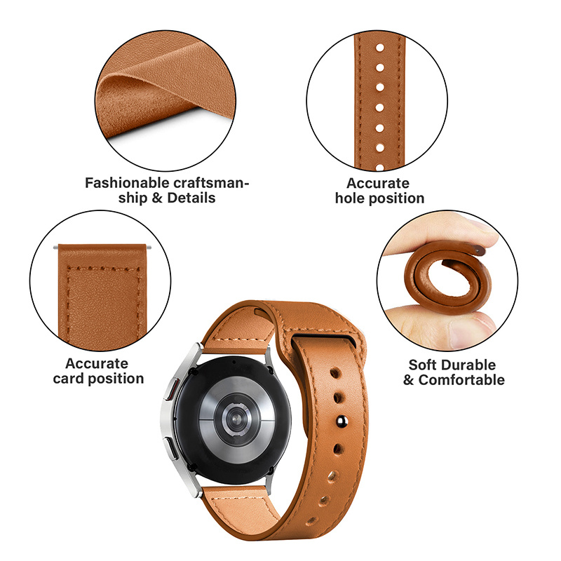 Lederarmband für Samsung Galax – Titan Smartwatch Accessories Bewertung und Preis