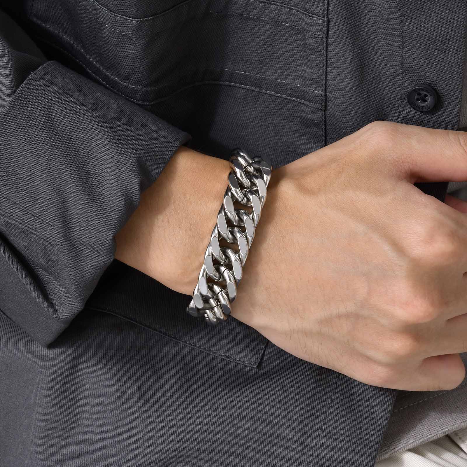 Herren Chunky 8/10/12/15MM Ede – Ceramic Link Bracelet Bewertung und Preis