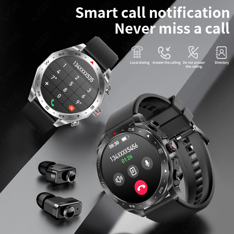 LIGE Mit Ohrhörer Bluetooth He – Smartwatch Headset Bewertung und Preis